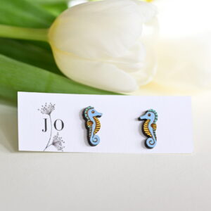 Earrings "Seahorse"