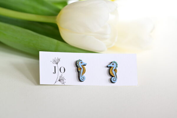 Earrings "Seahorse"