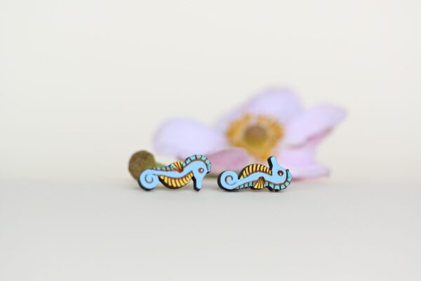 Earrings "Seahorse" - Image 3
