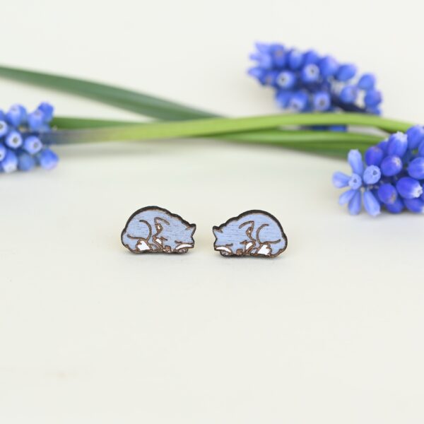 Earrings "Sleeping wolf” - Image 2