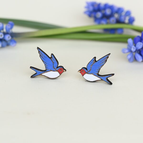 Earrings "Swallow”