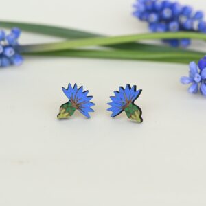 Earrings "Cornflower”