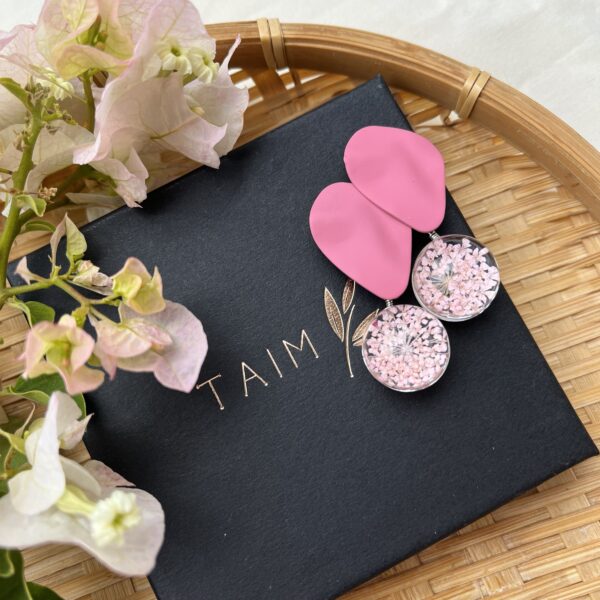 TAIM Earrings  “Pink”
