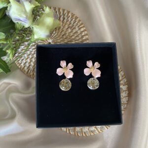 TAIM Earrings “Pink flower”