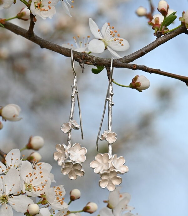 Kanela Silver Earrings "Blossom Earrings" - Image 2