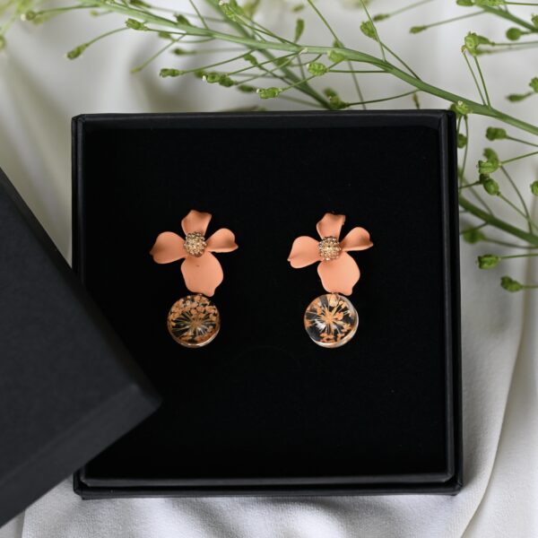 TAIM Earrings  “Orange flower”