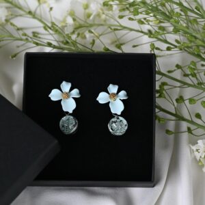 TAIM Earrings  “Blue flower”