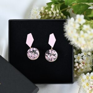 TAIM Earrings “Light pink small”