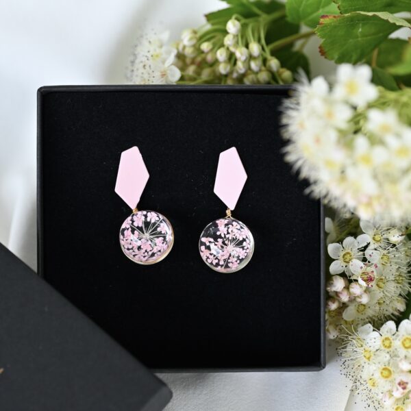 TAIM Earrings “Light pink small”