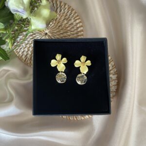 TAIM Earrings  “Yellow flower"