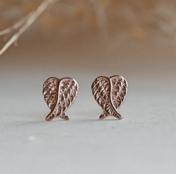 Kanela Silver Earrings "Angel Wings" - Image 4
