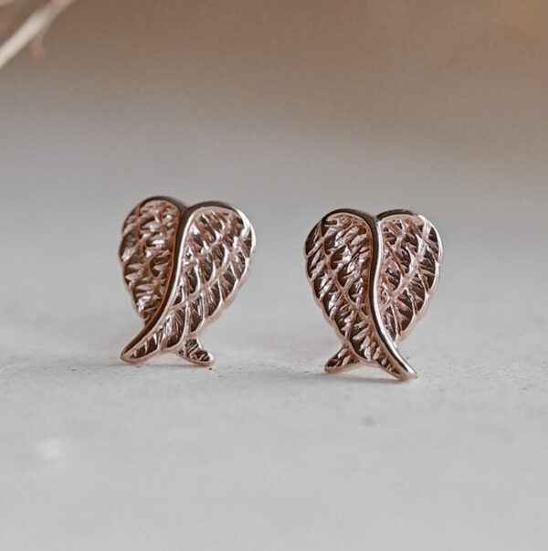 Kanela Silver Earrings "Angel Wings" - Image 5
