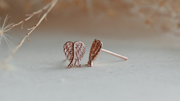 Kanela Silver Earrings "Angel Wings" - Image 6