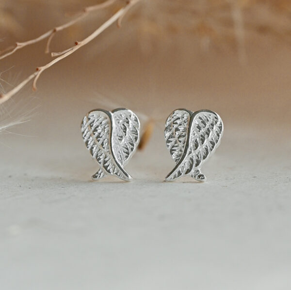 Kanela Silver Earrings "Angel Wings" - Image 8