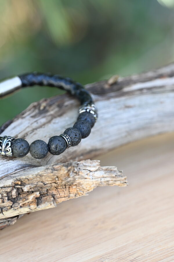 Hilpharakas Leather Bracelet "Lava" - Image 2