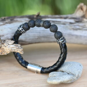 Hilpharakas Leather Bracelet "Lava"