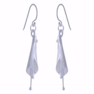 Kanela Silver Earrings "Bell Flower"