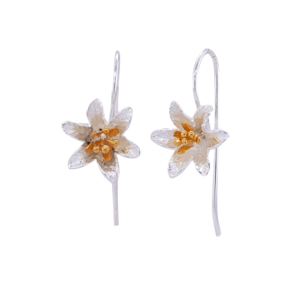 Kanela Silver Earrings "Lilies"