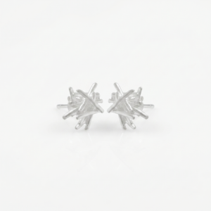 Kanela Silver Earrings "Spike Star"