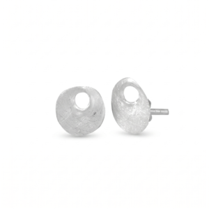 Kanela Silver Earrings "Pebble Stud"