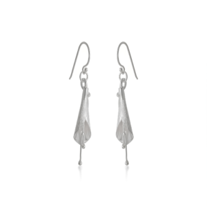 Kanela Silver Earrings "Bell Flower"