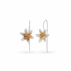 Kanela Silver Earrings "Lilies"
