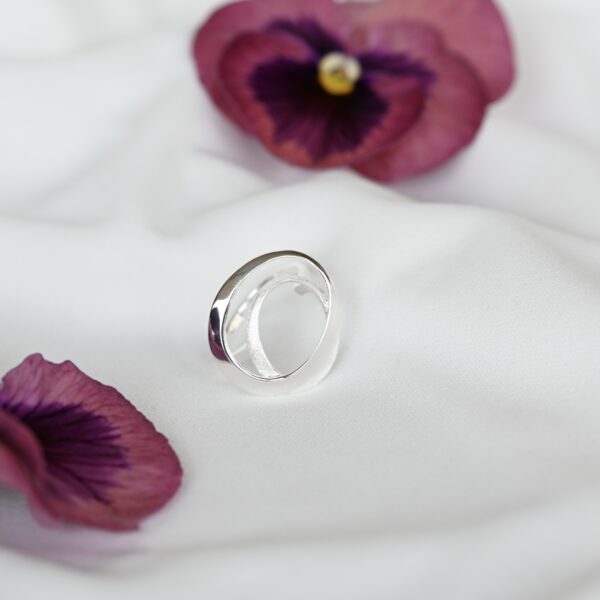 Kanela Silver Ring "Circles" - Image 7