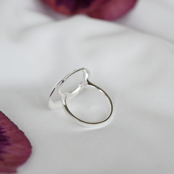 Kanela Silver Ring "Circles" - Image 4