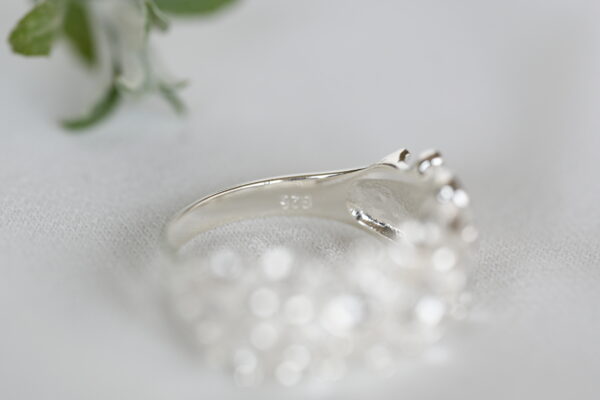 Kanela Silver Ring "Moon Canyons" - Image 6