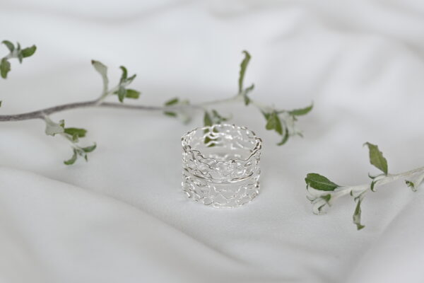 Kanela Silver Ring "Romantic" - Image 4