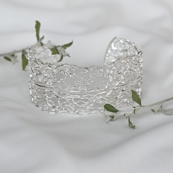 Kanela Silver Bracelet "Romantic"