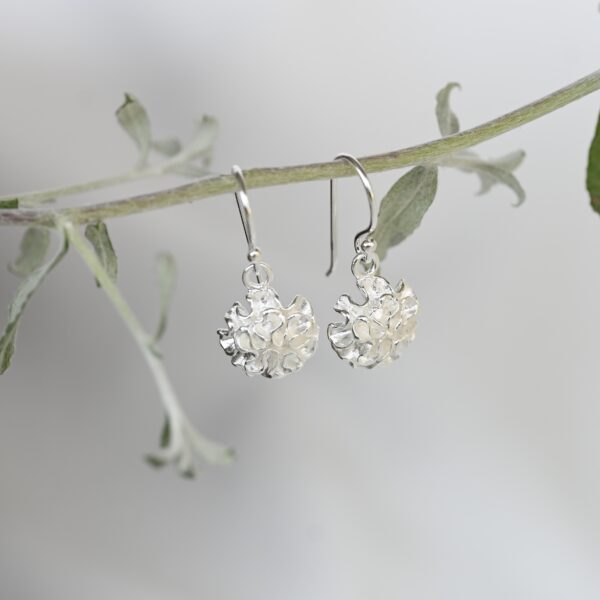 Kanela Silver Drop Earrings "From the sea"