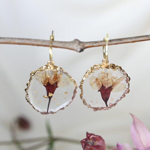 TAIM Resin Earrings “Cherry Blossom” - Image 3