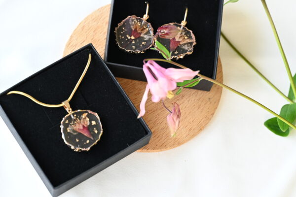 TAIM Resin Necklace “Cherry Blossom” - Image 3