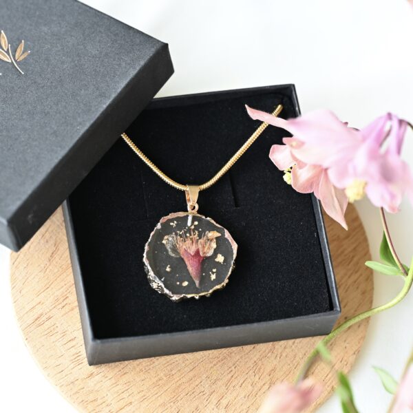 TAIM Resin Necklace “Cherry Blossom”