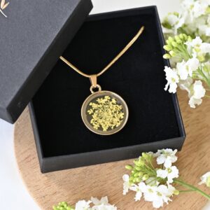 TAIM Gold Steel Necklace “Yellow”