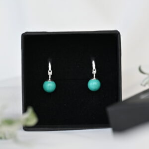 Kanela Silver Earrings "Turquoise"
