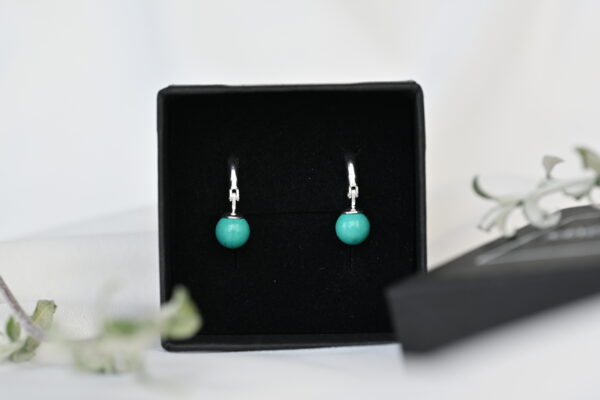 Kanela Silver Earrings "Turquoise"