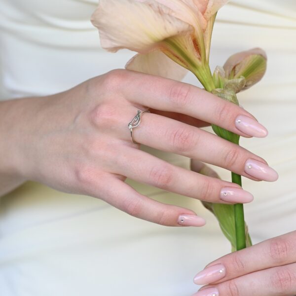 Kanela Silver Ring "Bird" - Image 2
