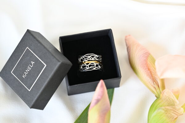 Kanela Silver Ring "Romantic" - Image 4