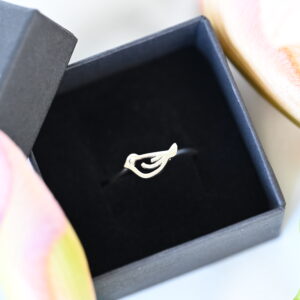 Kanela Silver Ring "Bird"