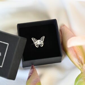 Kanela Silver Ring "Butterfly"