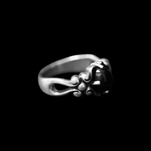 925 sterling silver men’s ring with black onyx, oxidized finish – Hilpharakas.