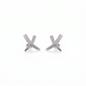 Kanela Silver Earrings "Cross"