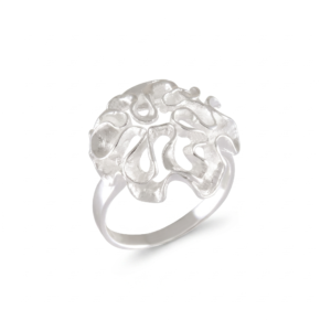 Kanela Silver Ring "Flow"