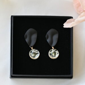 TAIM Earrings  “Black and White”