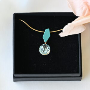 TAIM Steel Necklace “Light Blue”