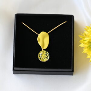 TAIM Gold Steel Necklace “Yellow”
