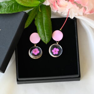 TAIM Earrings “Light Pink Cherry”