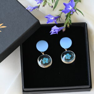 TAIM Earrings “Light Blue Cherry”